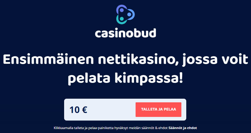 casinobud talletus